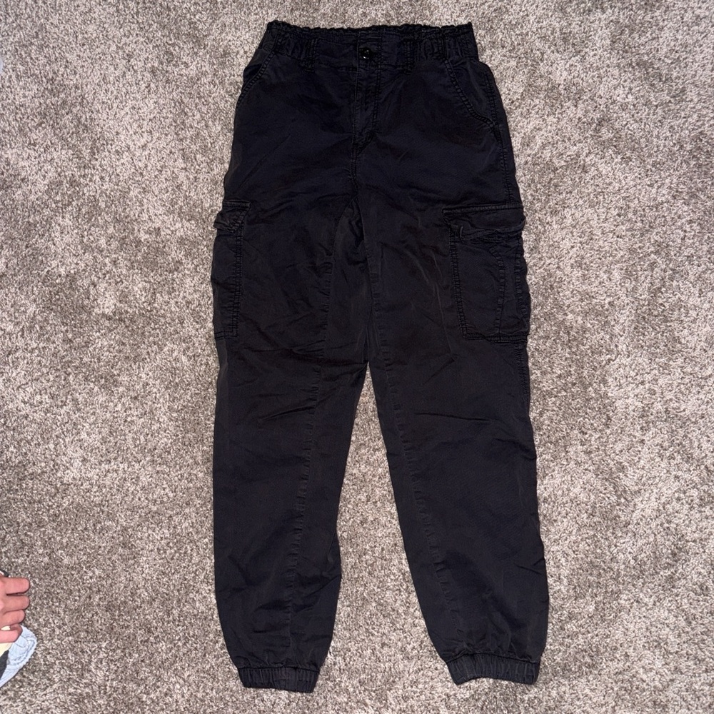 American Eagle Outfitters Black Cargo Pants
